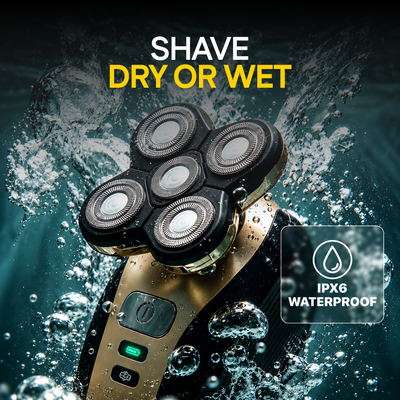 GROOMIE 5-in-1 Head, Face & Body Shaving Kit